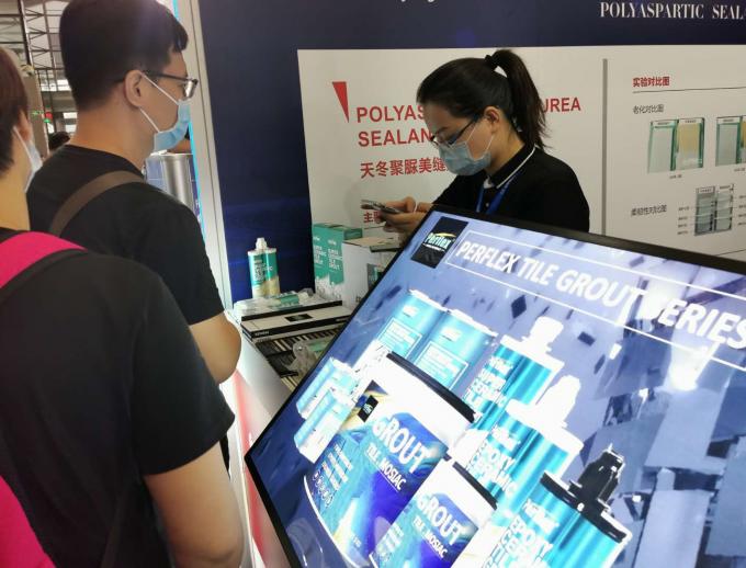 les dernières nouvelles de société au sujet de PERFLEX ONT VISITÉ la 23ème EXPOSITION ADHÉSIVE INTERNATIONALE de la CHINE - le FOURNISSEUR 2 de COULIS de TUILE de CARTOUCHE