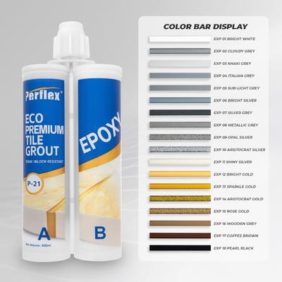 P-21 coulisse écologique époxy brillante et mate, anti-mousse, écologique, résistante aux taches, imperméable